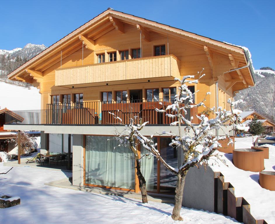 Chalet Park Apartment Mit Sauna Hamam Diemtigen Exteriör bild