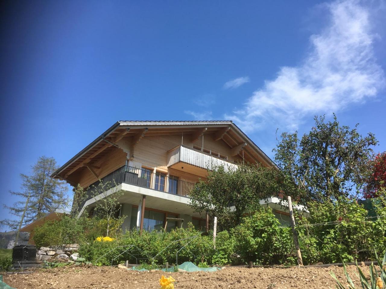 Chalet Park Apartment Mit Sauna Hamam Diemtigen Exteriör bild