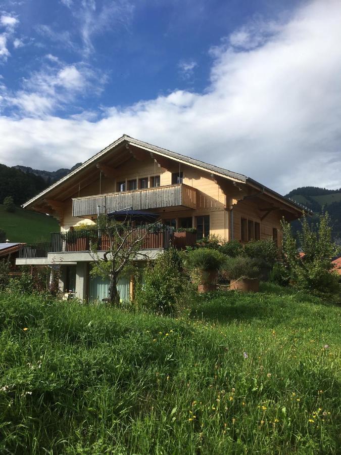 Chalet Park Apartment Mit Sauna Hamam Diemtigen Exteriör bild